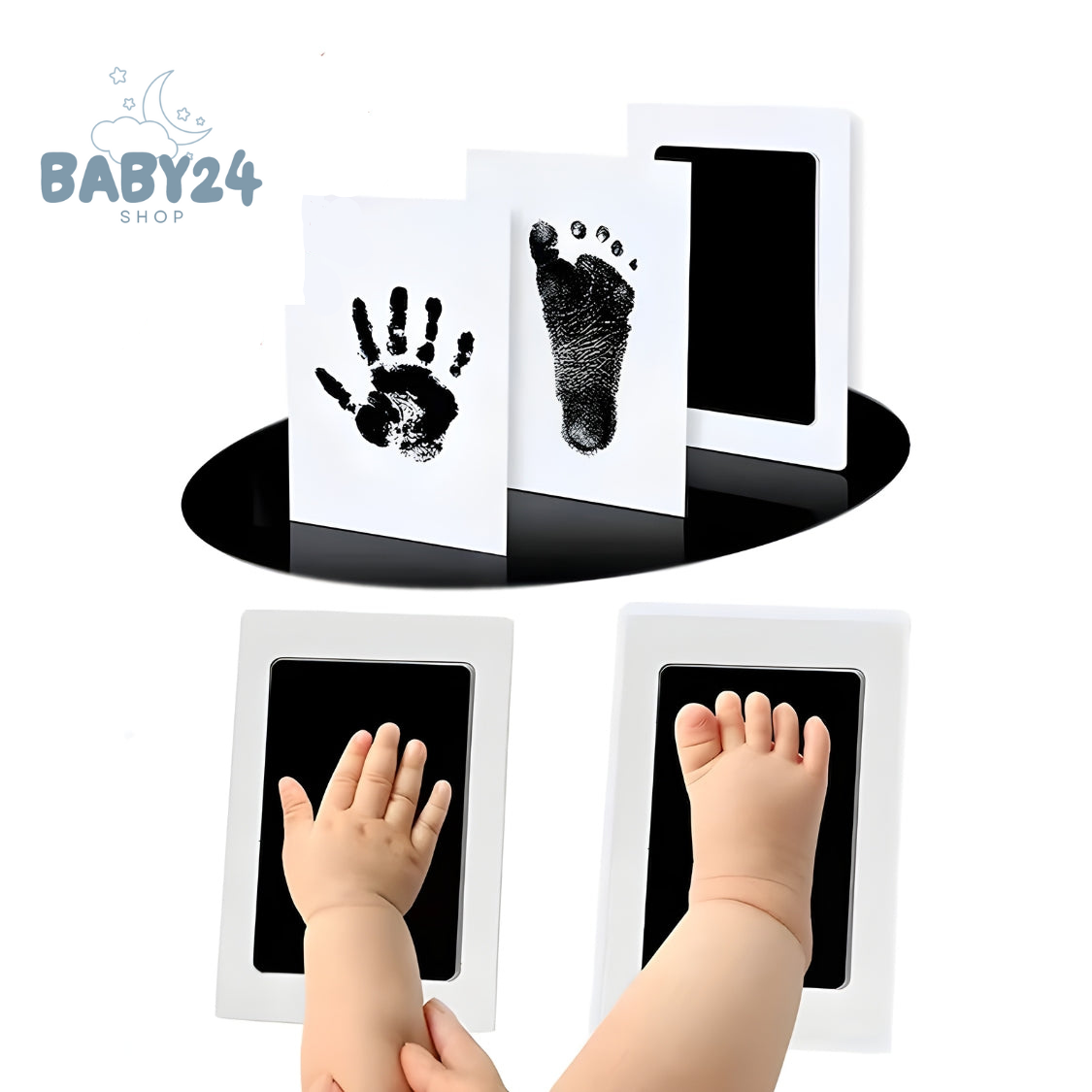 Hand- und Fussabdrücke von Babys