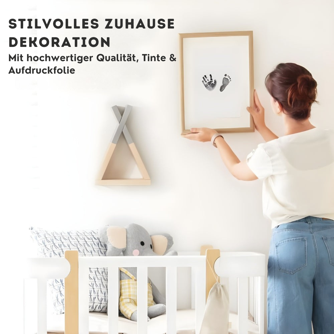 Hand- und Fussabdrücke von Babys