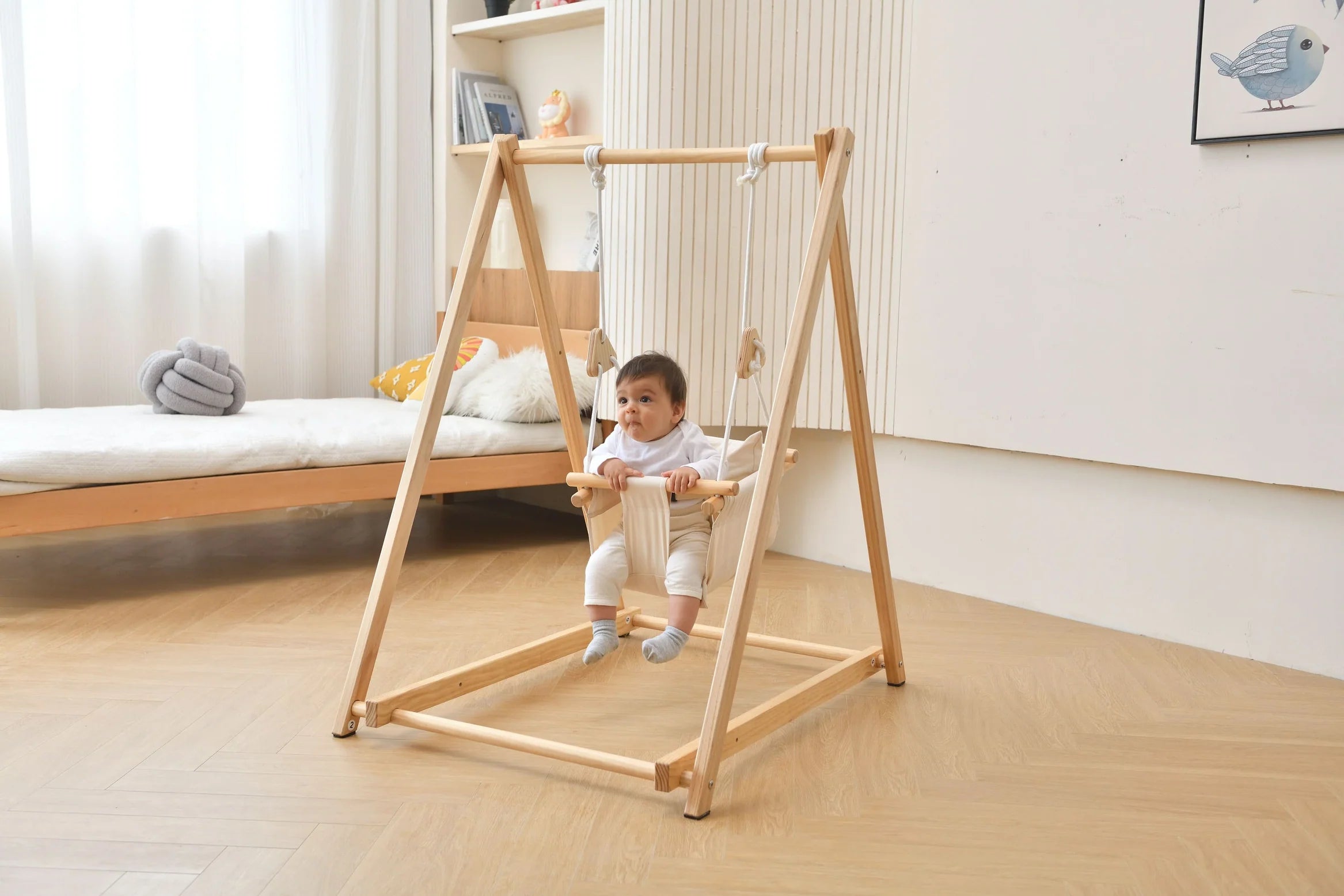 Baby and Toddler Foldable Swing