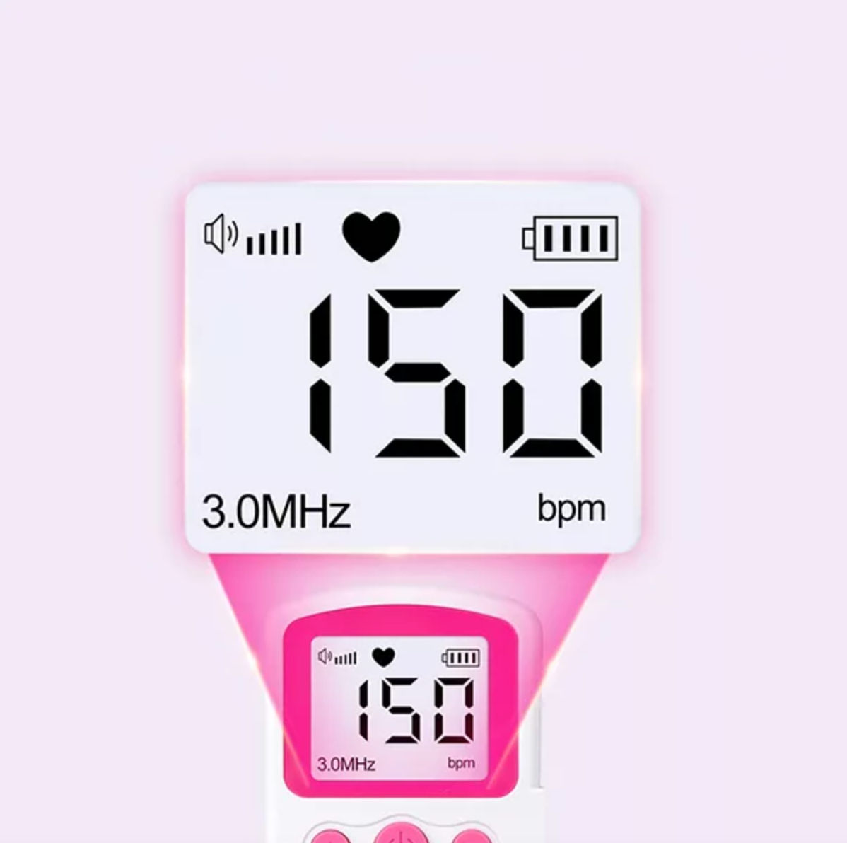 Herzfrequenzmonitor für Schwangere und Babys