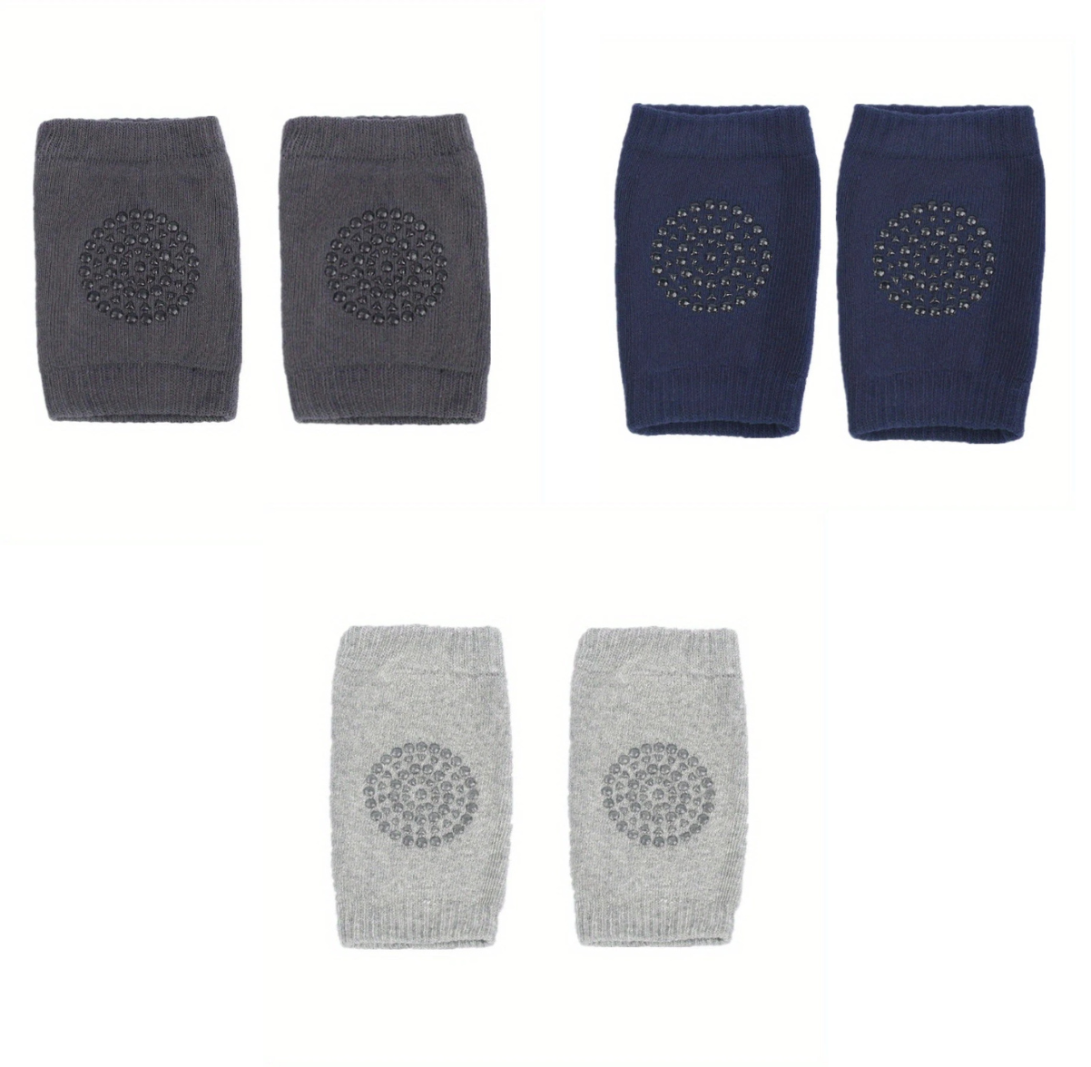 Elastic anti-slip knee pads (3 pairs)