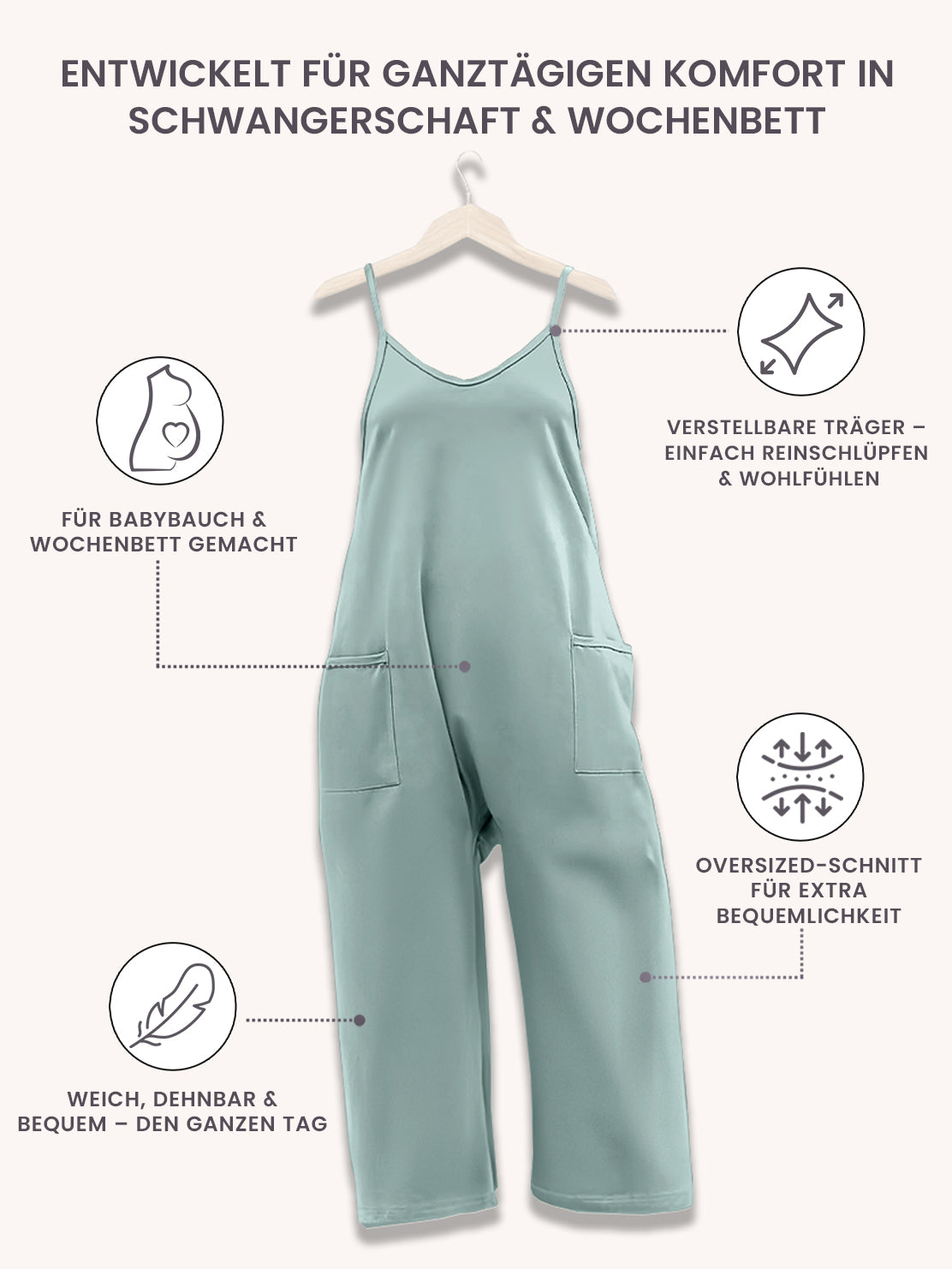 Übergrößer Jumpsuit