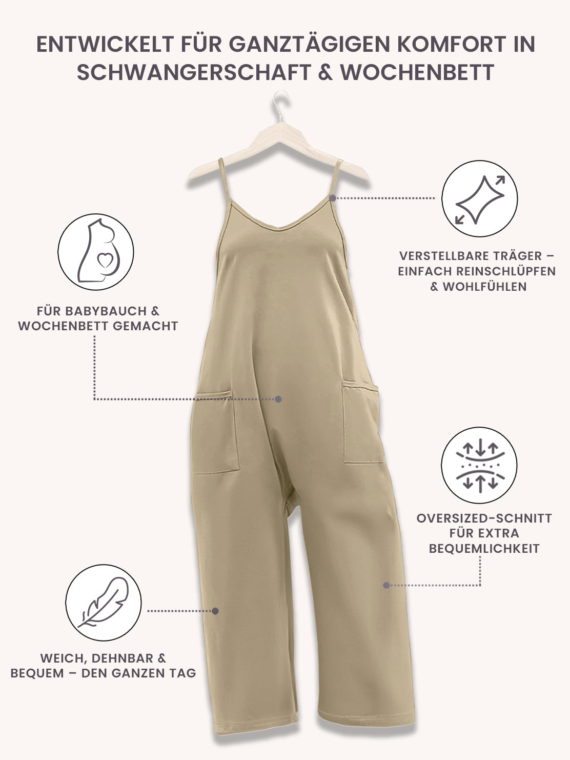 Übergrößer Jumpsuit