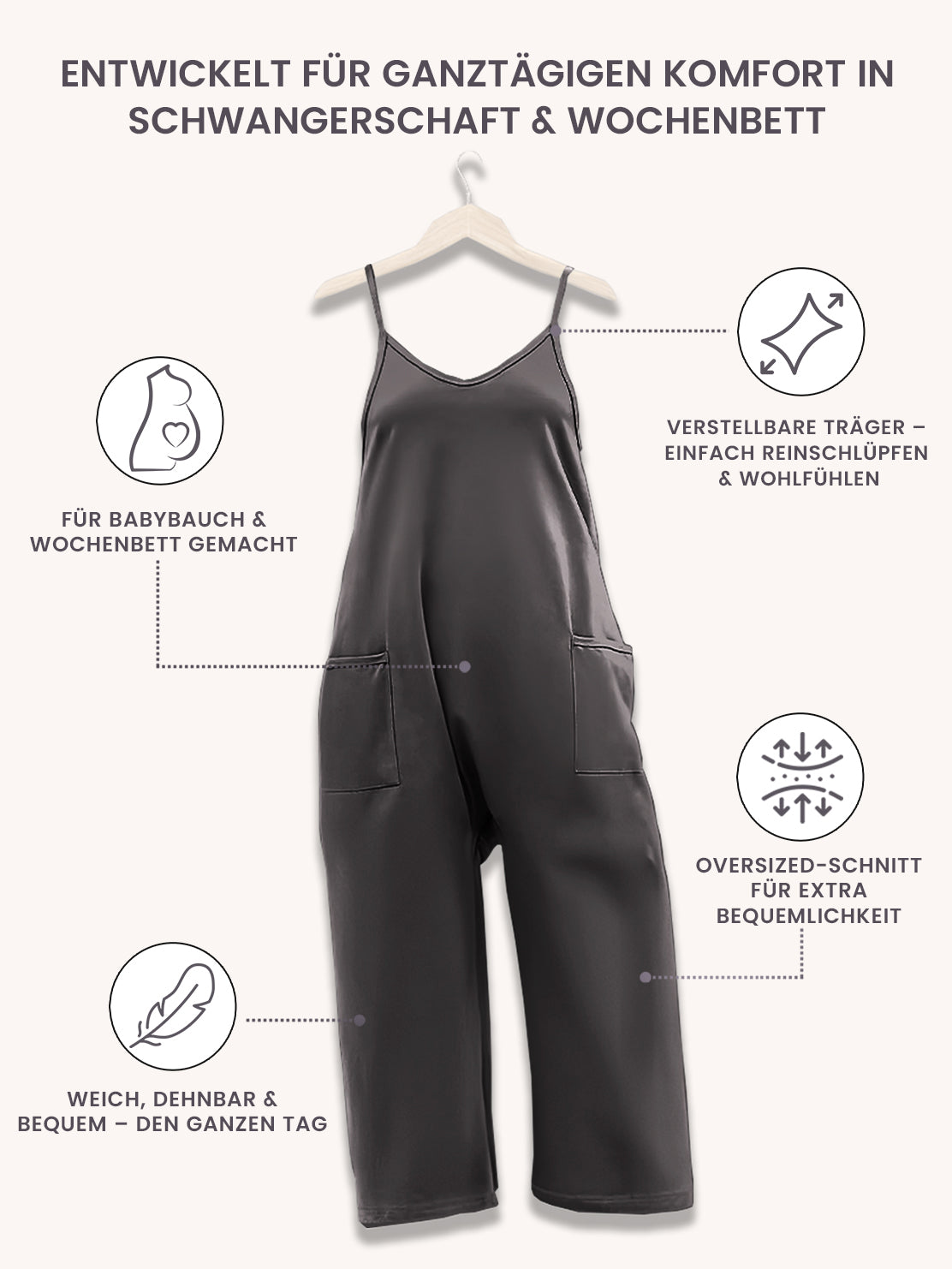Übergrößer Jumpsuit