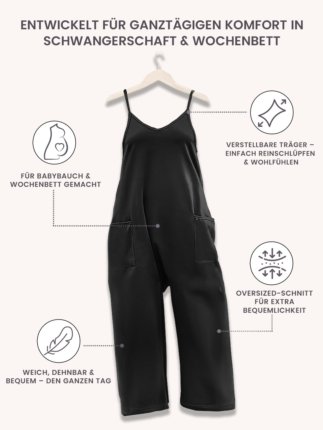 Übergrößer Jumpsuit