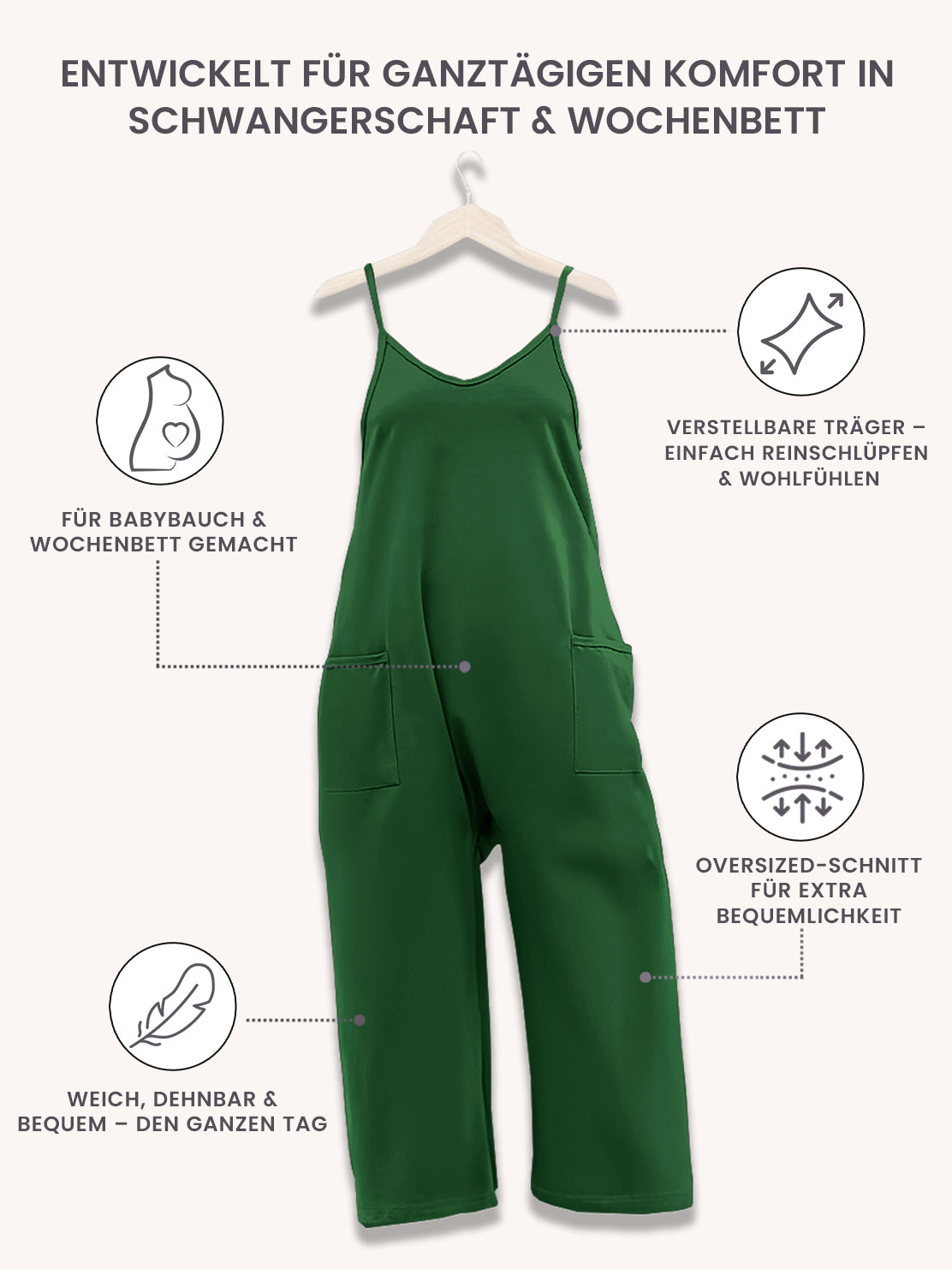 Übergrößer Jumpsuit