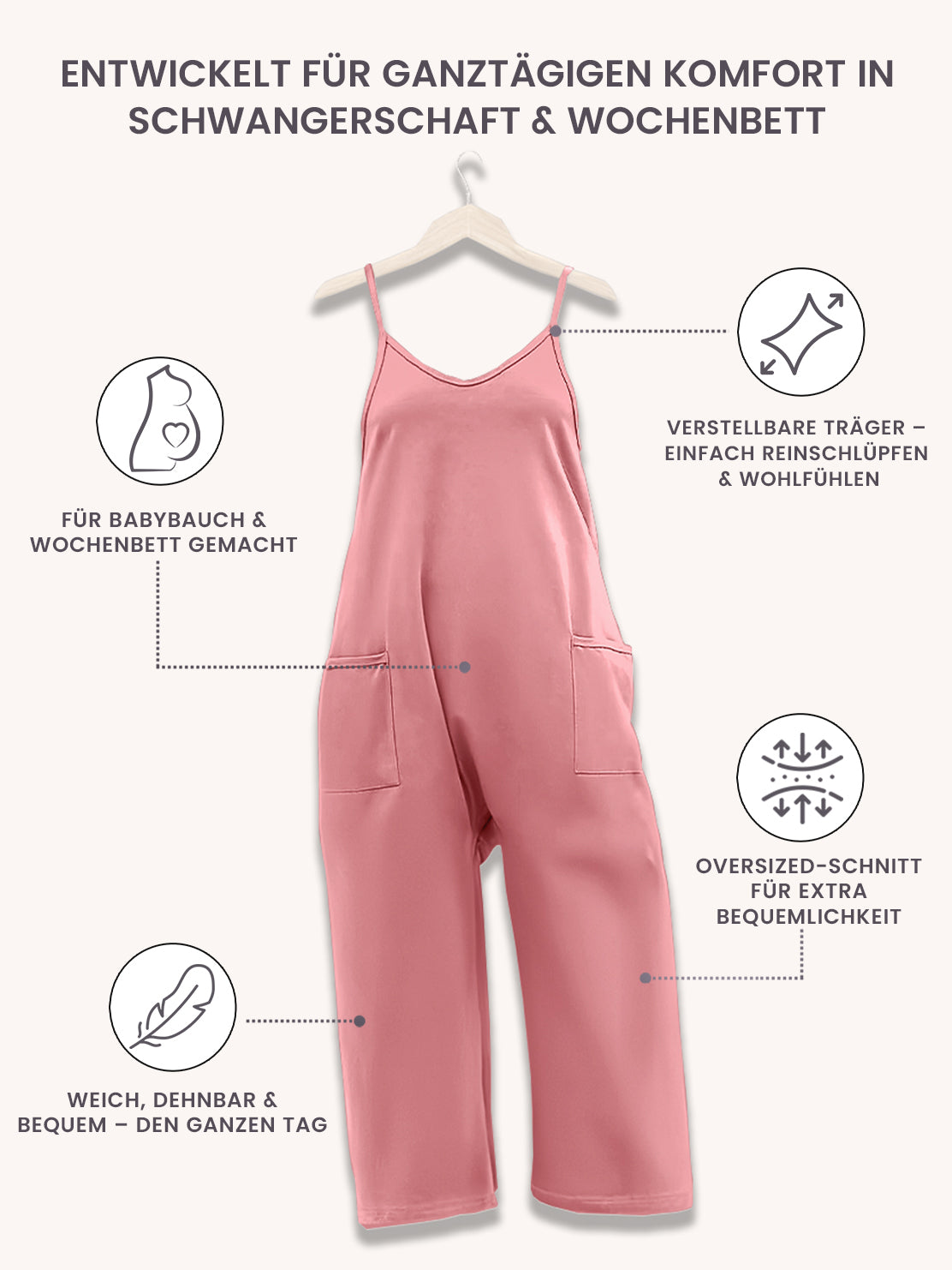 Übergrößer Jumpsuit