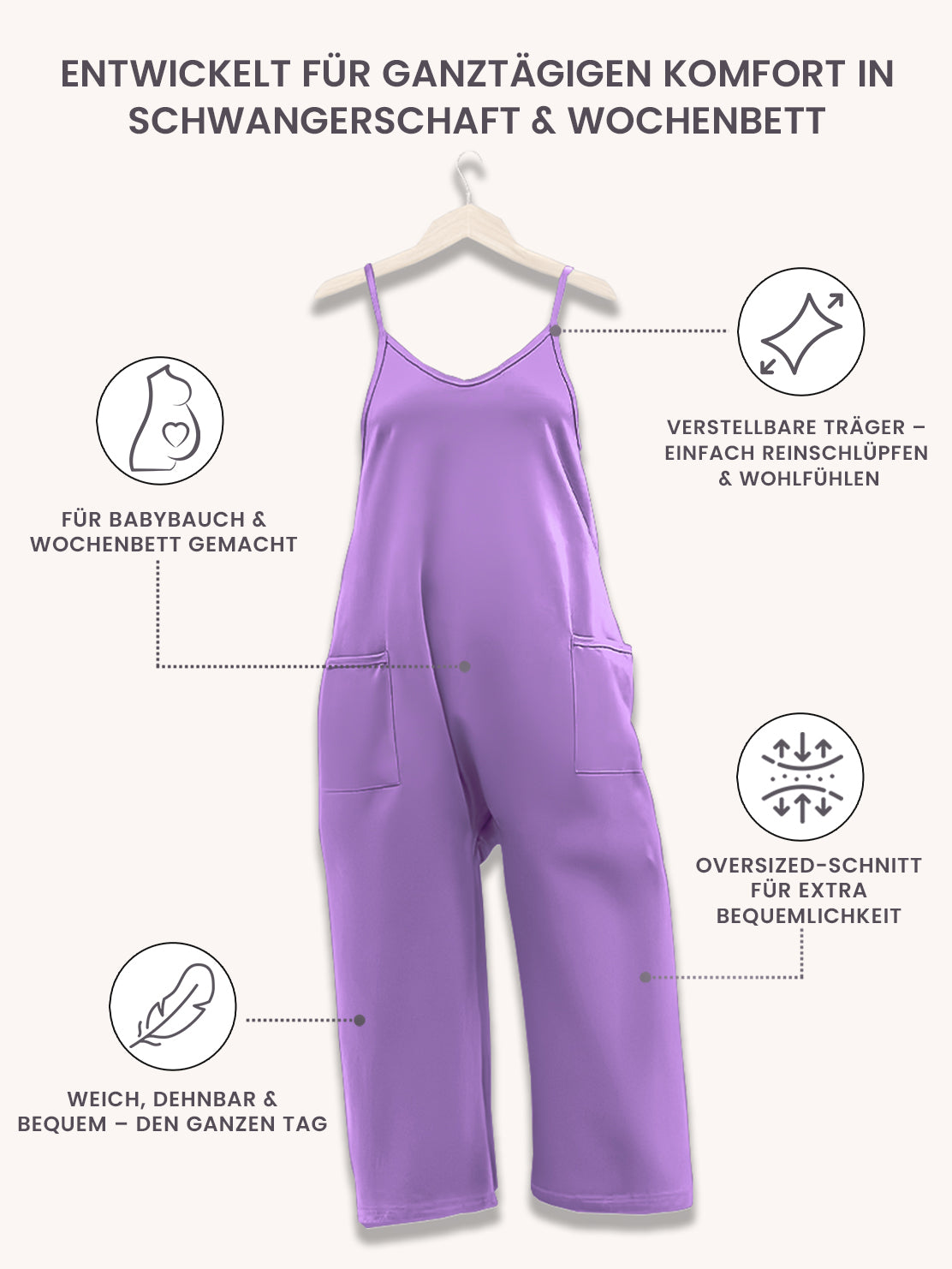 Übergrößer Jumpsuit