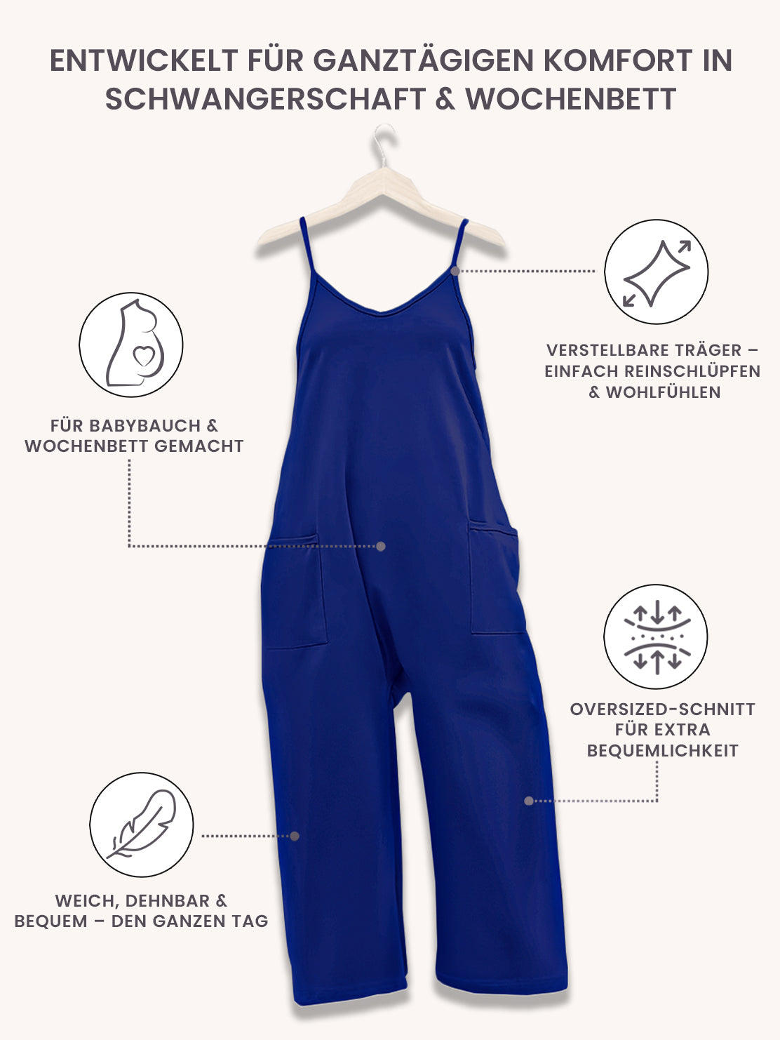 Übergrößer Jumpsuit
