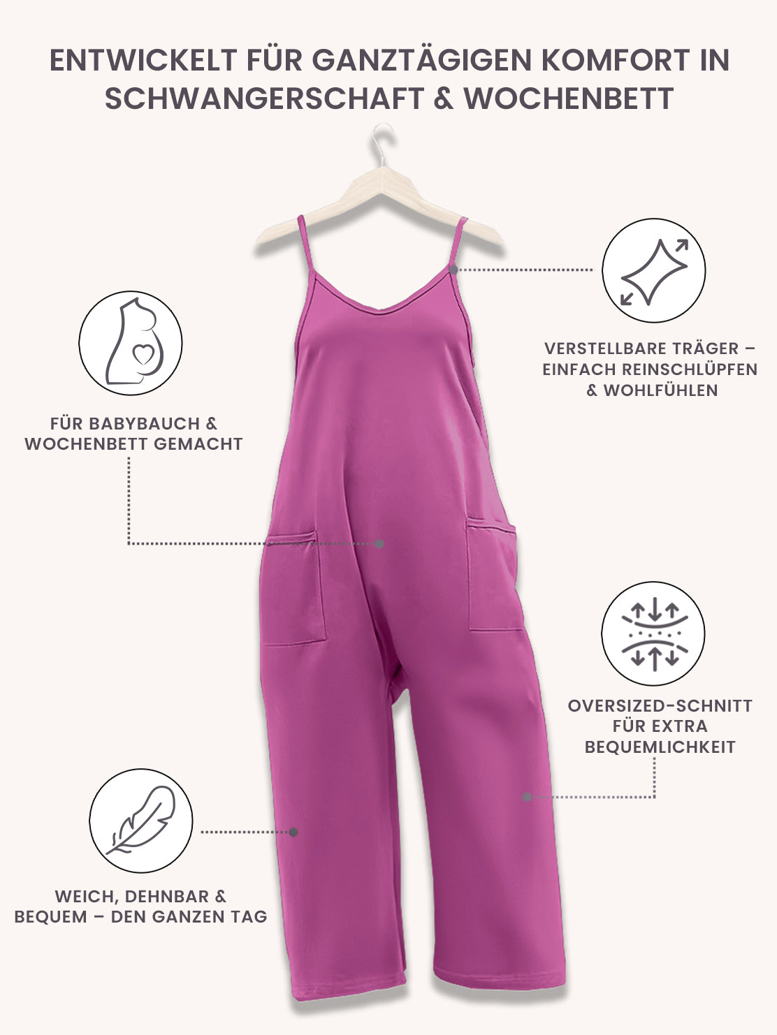 Übergrößer Jumpsuit
