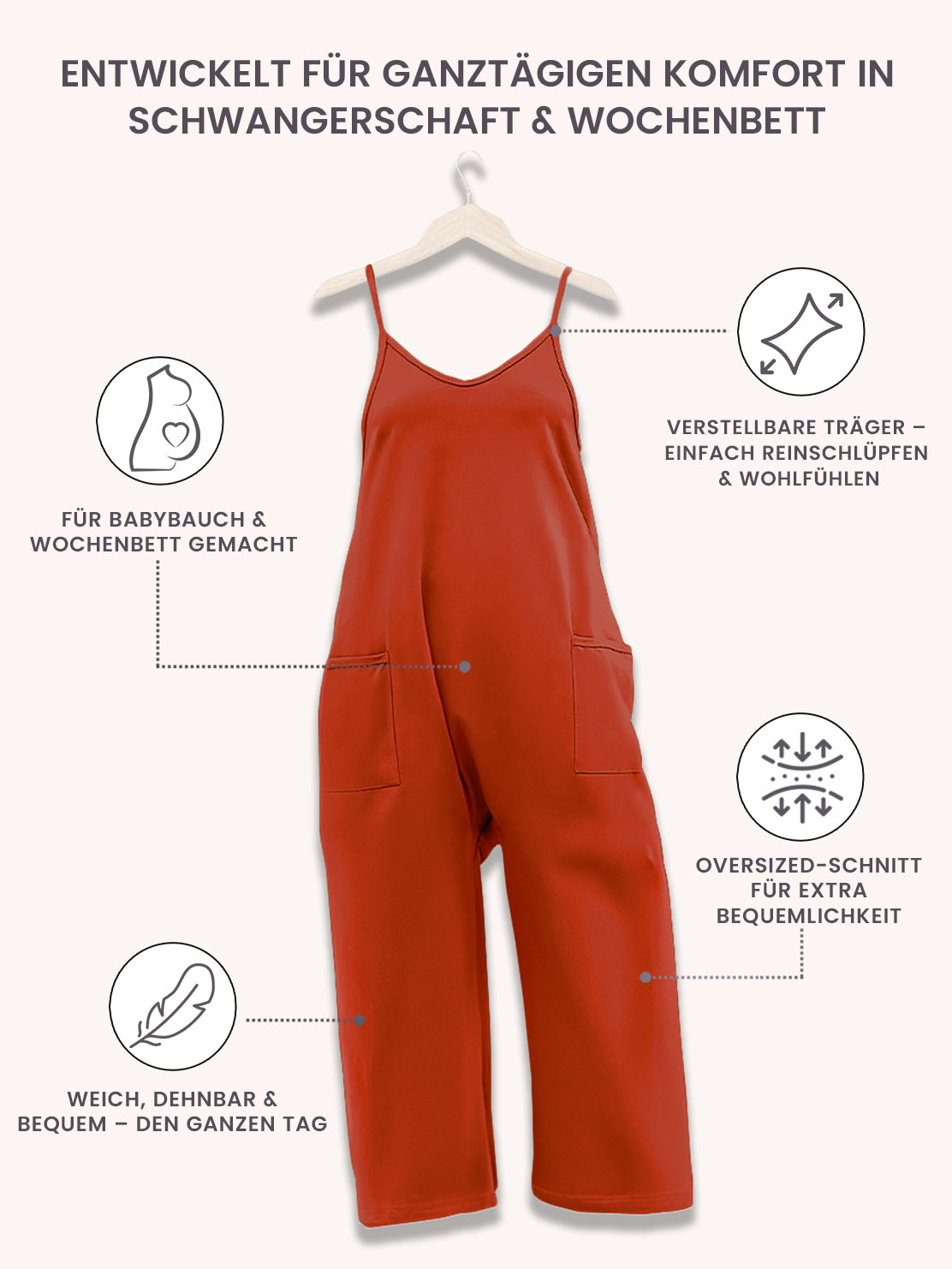 Übergrößer Jumpsuit