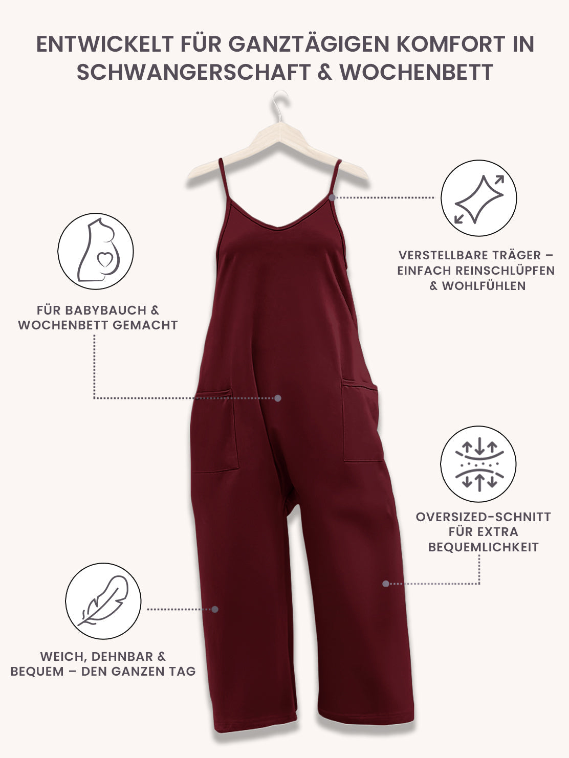Übergrößer Jumpsuit